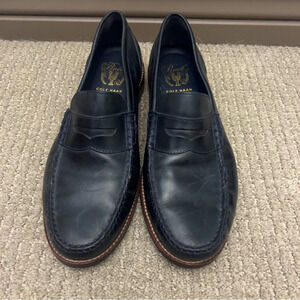 Colehaan size 9.5 Pinch blue leather shoes